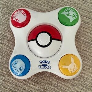 Pokemon Trainer Trivia Game — Red, Green, Blue, Yellow Buttons
